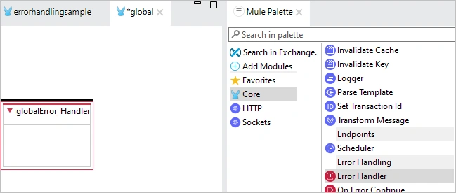 Error Handling in Mule