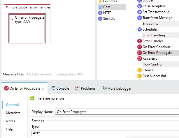 Error Handling in Mule