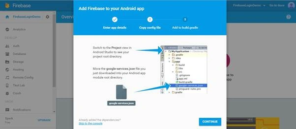 add firebase