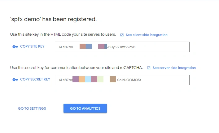 Google ReCaptcha In SharePoint Framework Webpart(SPFx)