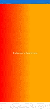 Gradient Viewin Xamarin.Forms Using Magic Gradients