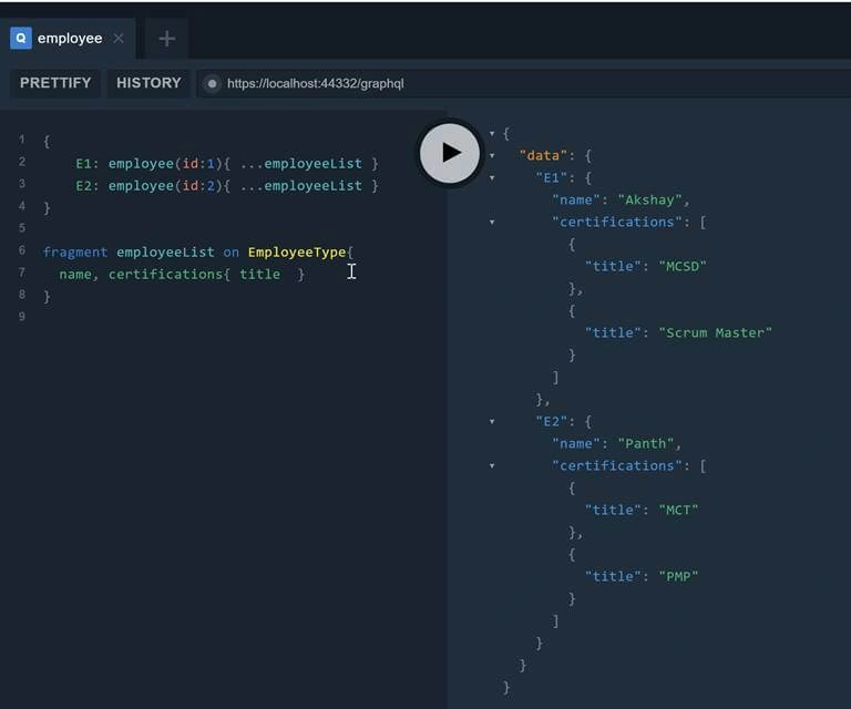 GraphQL In .NET Core Web API With Entity Framework Core