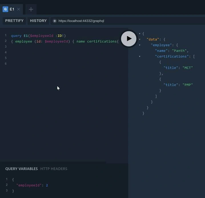GraphQL In .NET Core Web API With Entity Framework Core