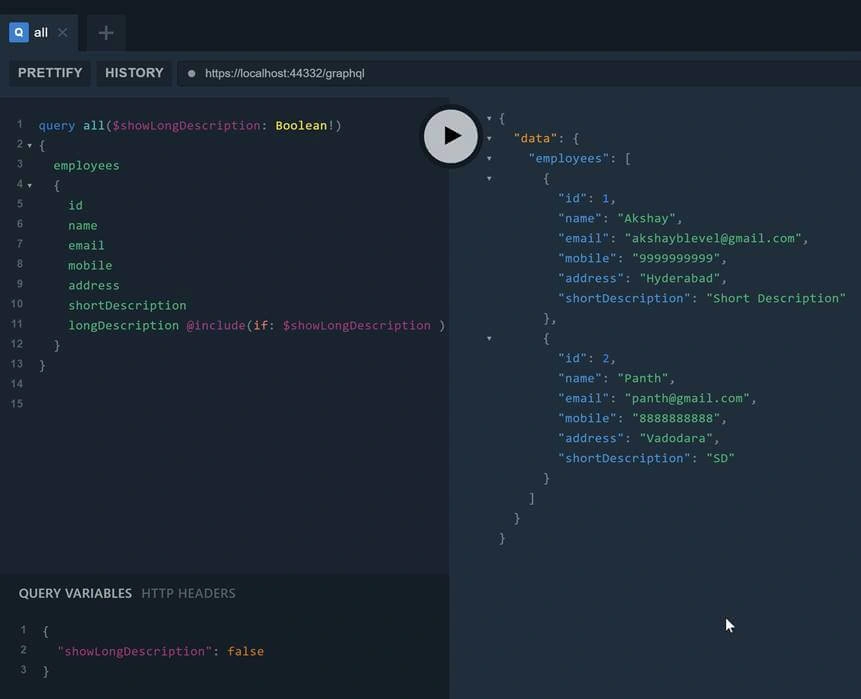 GraphQL In .NET Core Web API With Entity Framework Core