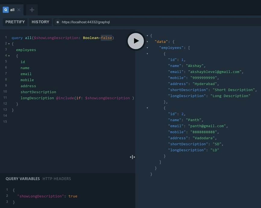 GraphQL In .NET Core Web API With Entity Framework Core