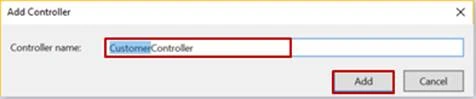 Create MVC 5 Controller