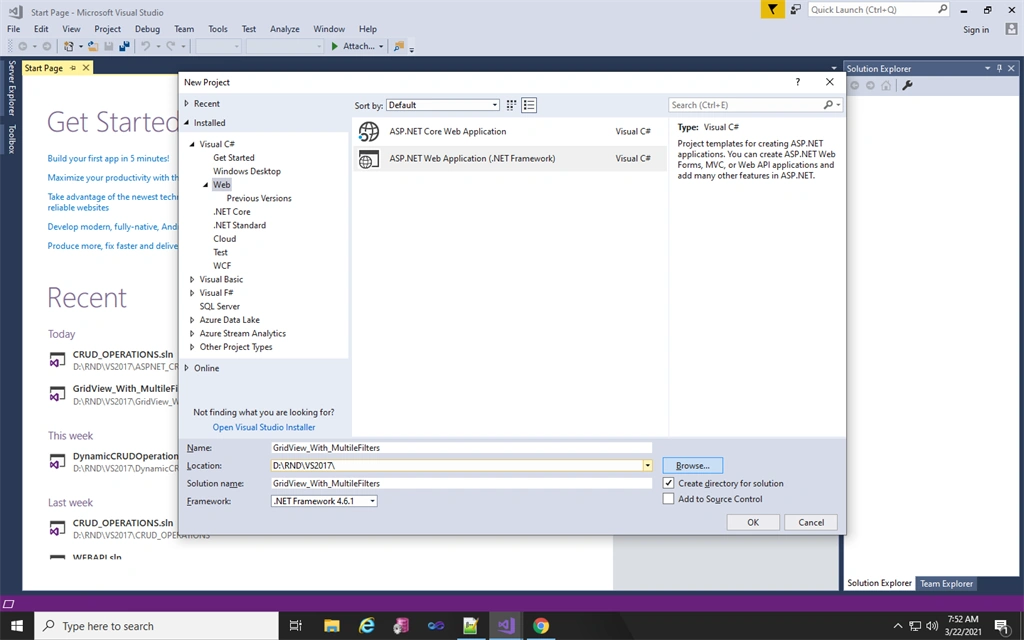 GridView With Multiple Filters