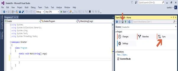 Visual Studio Team Service