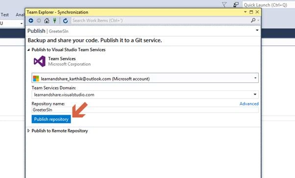 Visual Studio Team Service