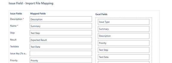 Importing file mapping