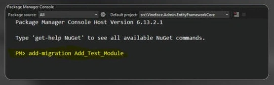 Entity Framework changes
