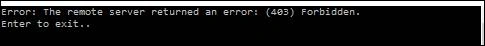 output