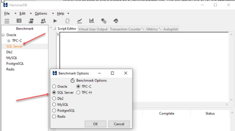 HammerDB for Azure SQL DB