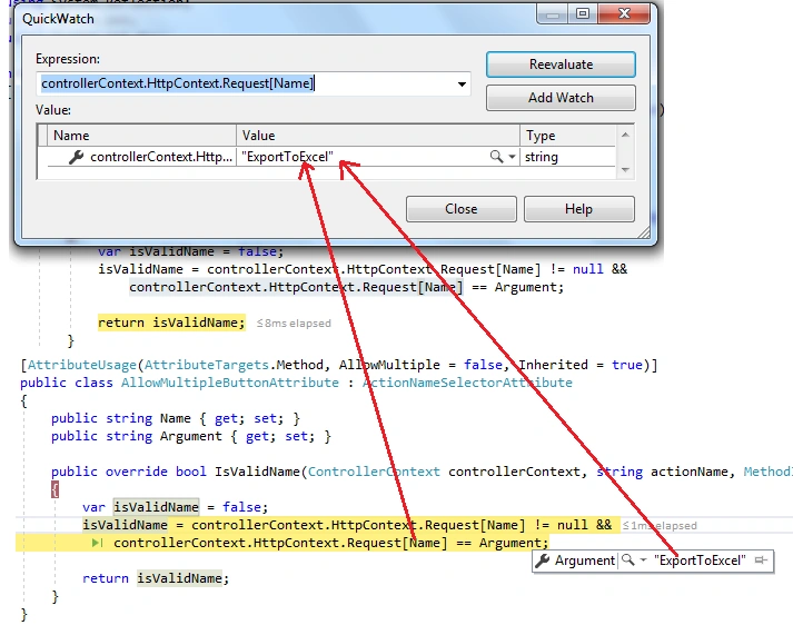 Handle Multiple Submit Buttons In Same Form In MVC