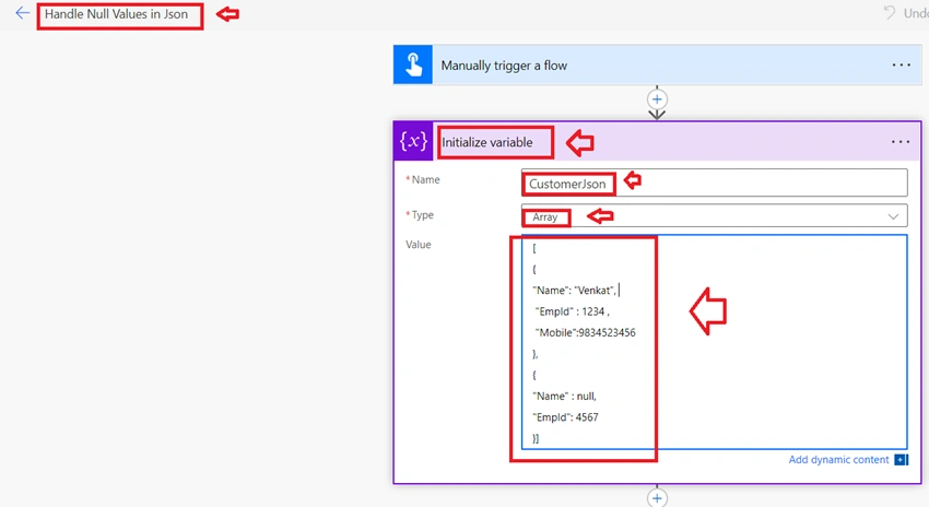 Handle Nulls in Parse JSON Action in Power Automate