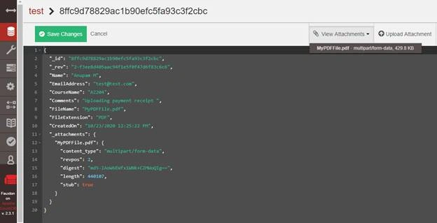 Handling Attachments/Files Into CouchDB Via Rest API In ASP.NET Core