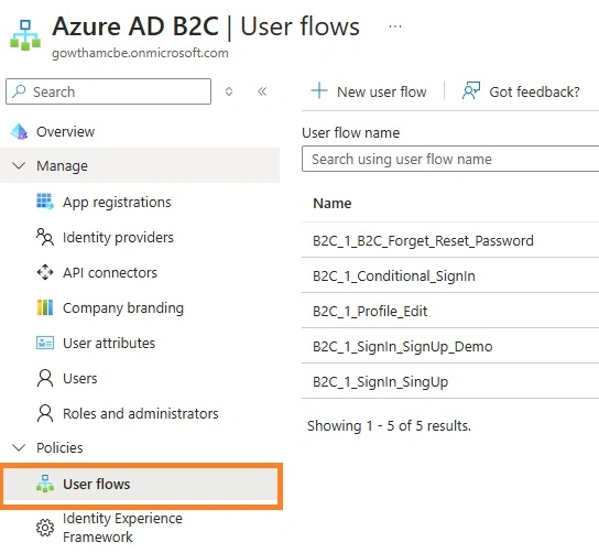 Azure portal