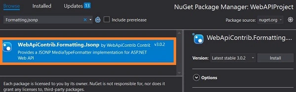 Handling Cross Domain Call In ASP.NET WEB API