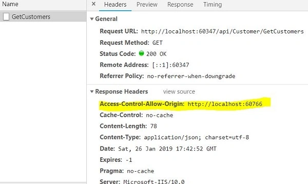 Handling Cross Domain Call In ASP.NET WEB API