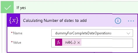 Calculating number of dates to ad