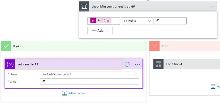 Check min component