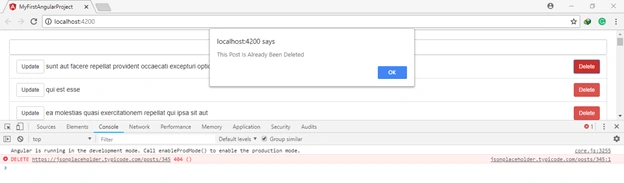 Handling Errors In Angular