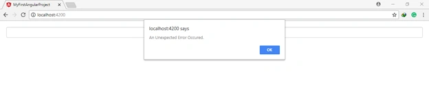 Handling Errors In Angular