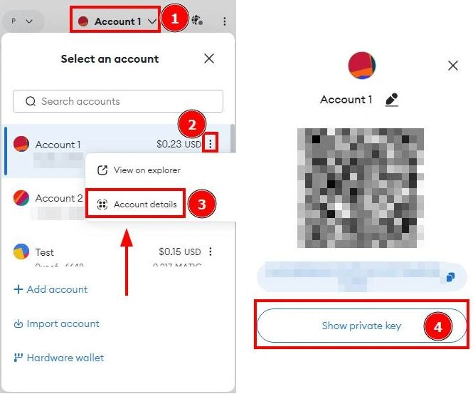 Export Private Key