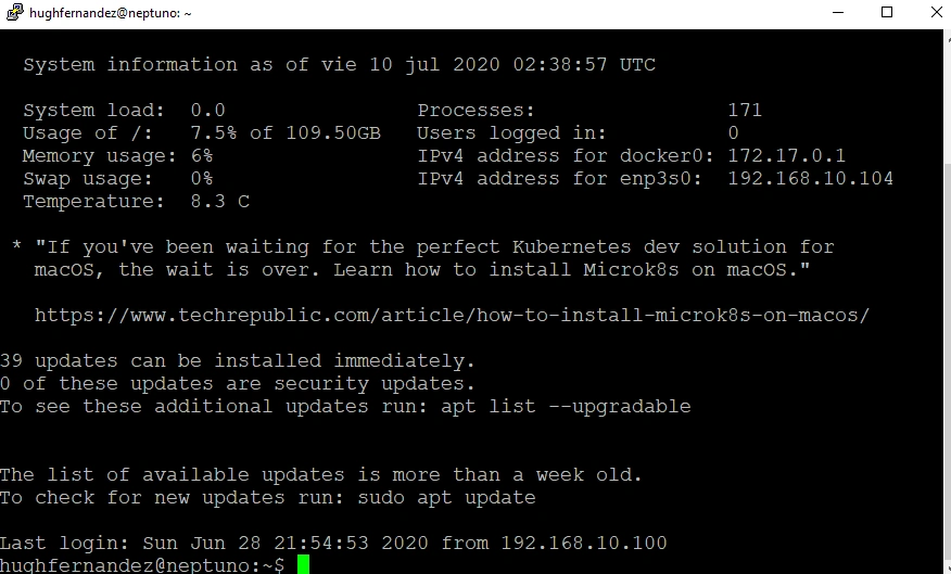 Hello World .NET Core On Linux