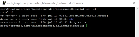 Hello World .NET Core On Linux