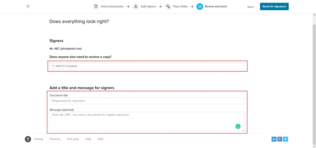 Hellosign - Online Tool For Digital Signature