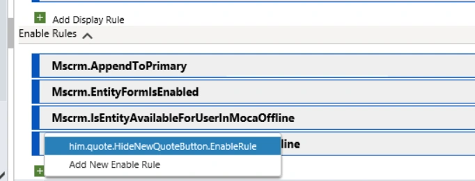 Enable Rules