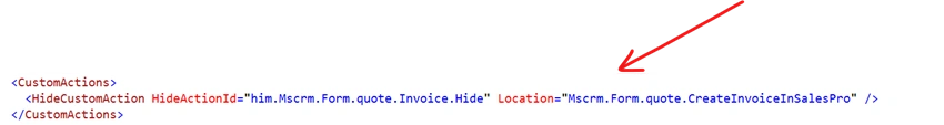 Hiding Special buttons from Dynamics 365 CE