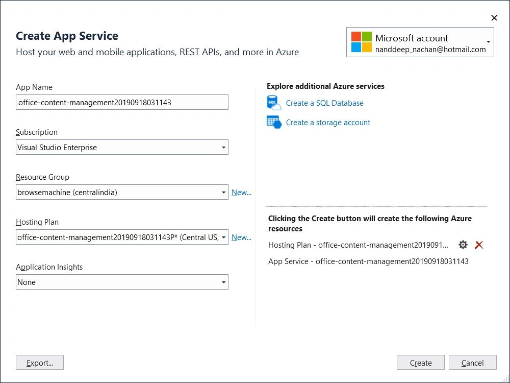 Host Bot In Azure For MS Teams