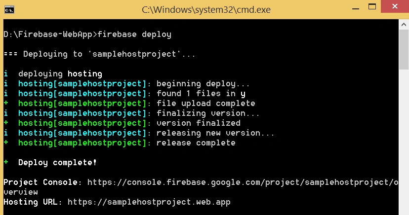 Host Static Website Using Firebase Hosting Service