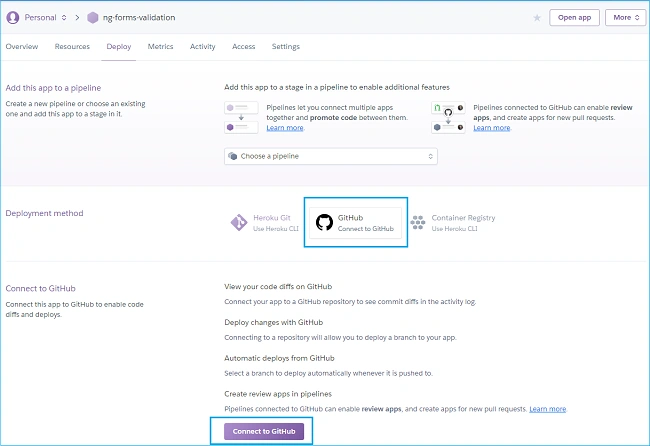 Hosting Angular App On Heroku With CD From GitHub