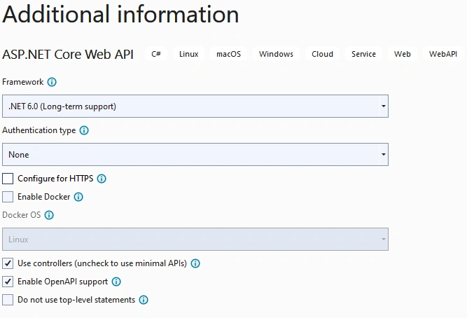 Hosting .NET Core Web API images with Docker Compose over HTTPS