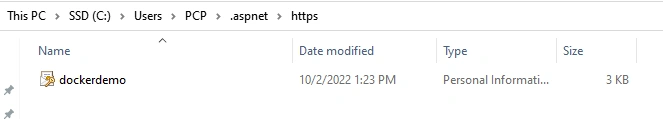 Hosting .NET Core Web API images with Docker Compose over HTTPS