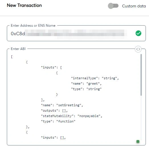 Transaction details