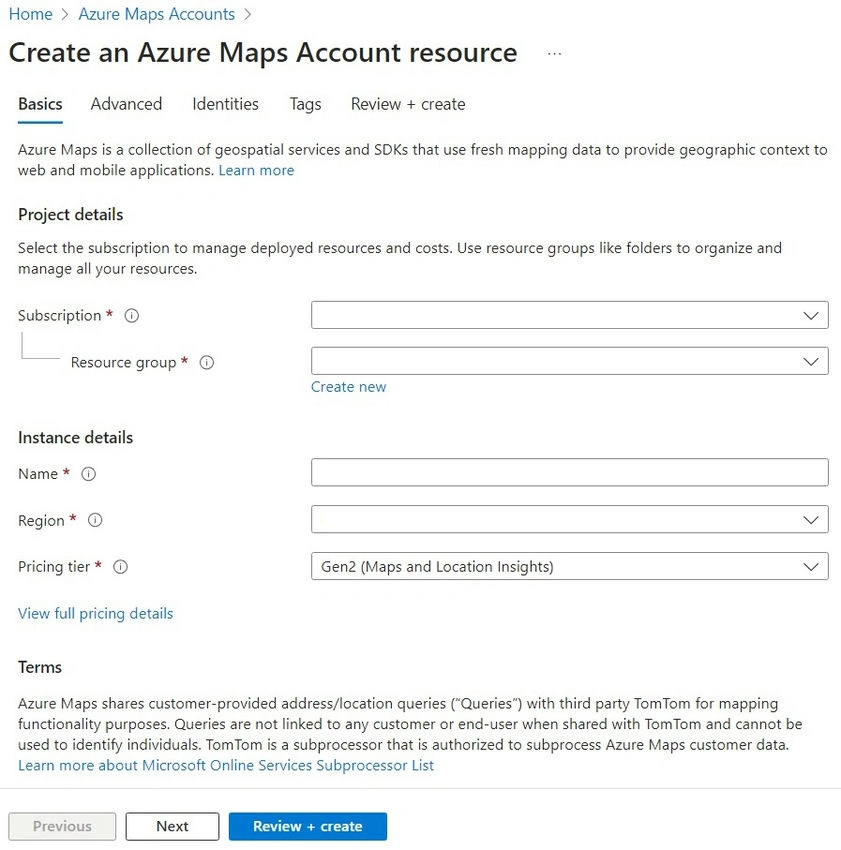 Azure Maps
