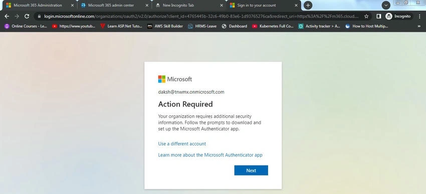 Microsoft's app