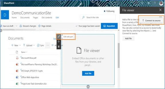 How Open Selected Document In File Viewer (Word, Excel, Power Point And PDF) In SharePoint Modern Sites