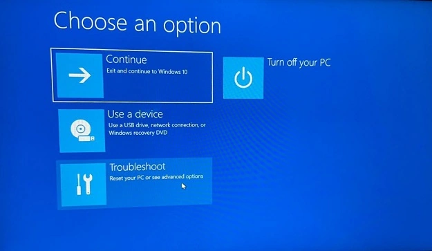 choose an option