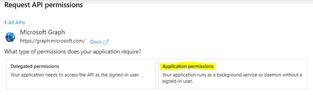 Request API permission