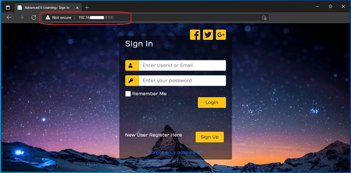 Access Website Hosted In IIS On LAN