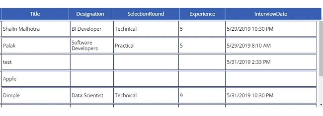 ​How To Add A Conditional Column With Unicode Symbols In PowerApps Blank Grid - PowerApps Grid View