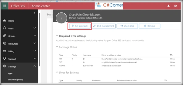 Admin Center