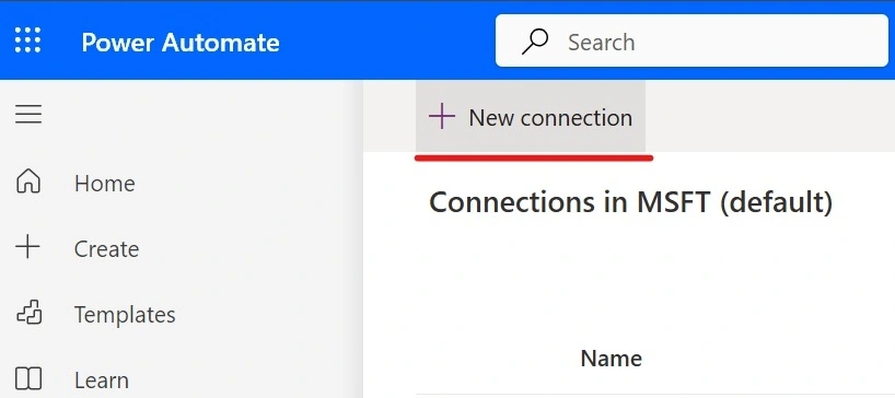 Current connections