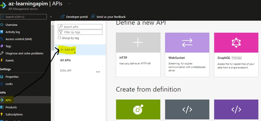 How to Add APIs in API Management