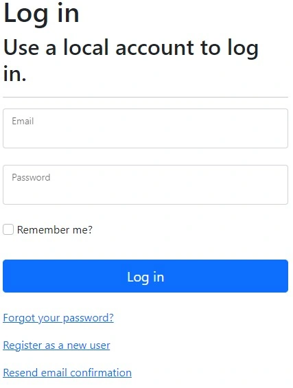 MVC Login